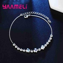 Link Bracelets 925 Sterling Silver Jewelry Women Female Charming For Party Engagement Present