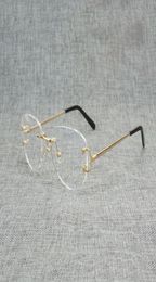 Finger Random Square Clear Glass Men Oval C Wire Glasses Optical Metals Frame Oversize Eyewear Women for Reading Oculos ZRIC4027744
