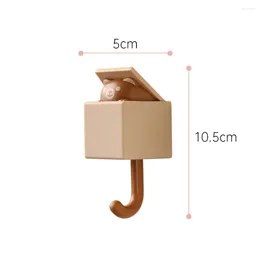 Hooks Creative Cute Pet Hook Seamless Dormitory Bedroom Door Hangers Key Umbrella Towel Coat Rack Wall Decoration Hoo