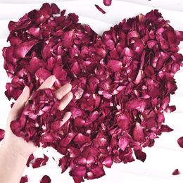 Decorative Flowers Dried Rose Petals Natural Bath Dry Flower Petal Spa Whitening Shower For Wedding Party Decoration