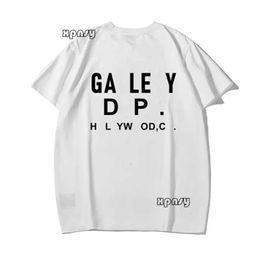 Galery Dept Clothing Mens T Shirt Gal Tee Depts T-shirts Black White Fashion Men Women Tees Letters Luxury T-shirt Brand T Shirt Galery Dept Hoodie 417