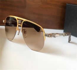 Fashion design sunglasses BLAND HUMMER I retro pilot metal SemiRimless simple and generous style top quality uv400 protective gla5052871