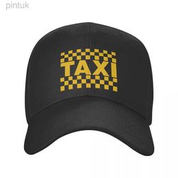 Ball Caps Personalised Taxi Driver Baseball Cap for Men Women Adjustable Dad Hat Streetwear Snapback Caps 24327