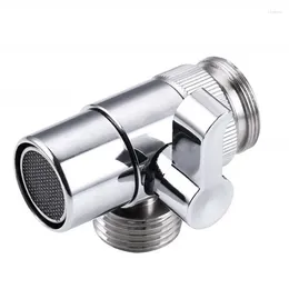 Kitchen Faucets Brass Sink For Valve Diverter Faucet Connector Splitter To Hose Adapter Accessories M22