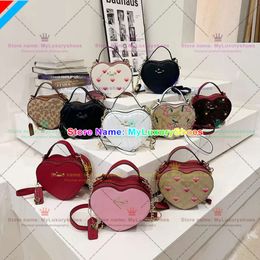 Designer Bags Women Handbag Women's Bag Classic Shoulder Bags Tote Bag Lady Totes Fashion Backpack Love Box Women's Bag Logo Cute Heart Stripe Crossbody Bag 618