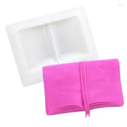 Baking Moulds Book Graduation Silicone Cake Mould Sugarcraft Chocolate Cupcake Resin Tools Fondant Decorating