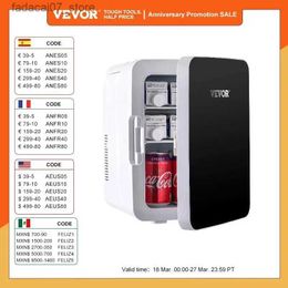 Refrigerators Freezers VEVOR 10L Mini Freezing Car Refrigerant Portable Cooler and Warm Storage Skincare Products Cosmetics Q240326