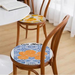 Pillow Fruit Market Cherry Pear Banana Orange Vintage Creative Seat Office Dining Stool Pad Sponge Sofa Mat Non-Slip