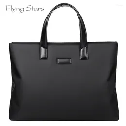 Storage Bags Unisex Briefcase Fashionable Handbag Large Capacity Business Waterproof Document Bag Men's Travel Big