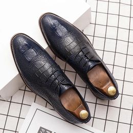 Casual Shoes PARZIVAL Business OXford Men Breathable Genuine Leather Formal Dress Male Office Party Wedding Mocassins