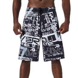 Men's Swimwear Mens Double Bermuda Beach Shorts Fitness Muscle Printed Shorts Water Sports Surf Beach Shorts Board Pants Fashion Swimwear 24327