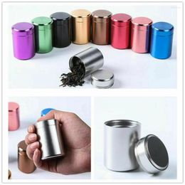 Storage Bottles Airtight Smell Proof Container Aluminium Stash Tea Jar Metal Can Boxes 70ML