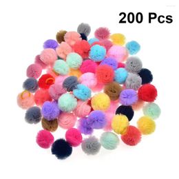 Dog Apparel Hair Bows Colored Design Grooming Small Accessories With Rubber Bands For Pets Puppy ( Mixed Pattern 20pcs )