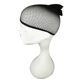 Net Mesh Black Women Elastic Nylon Wig Cap Open End Liner Short Fishnet Hair Net