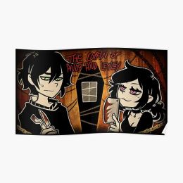 Calligraphy The Coffin Of Andy And Leyley Poster Mural Print Vintage Room Picture Wall Home Painting Decoration Funny Art Modern No Frame