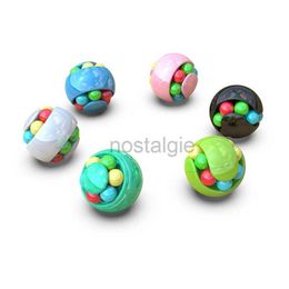 Intelligence toys New Rotating Bean Fingertip Cube for Kids Finger Gyro Antistress Learning Educational Magic Disc Toy Children 24327