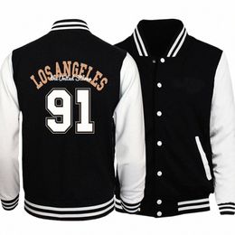 seaport Angel City Los Angeles Letter Printing Jackets Men S-5XL Fleece Baseball Uniform Oversize ClothingLoose Fi Coat 63J4#