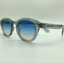 SPEIKE Customized Fashion Lemtosh Johnny Depp style sunglasses high quality Vintage round sun glasses Bluebrown lenses sunglasses8866758