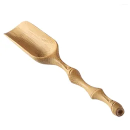 Tea Scoops Spoon Spoons Teaware Accessories Bamboo Carved Scoop Teaspoon Ceremony