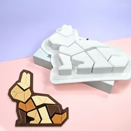 Baking Moulds Safe Silicone Puzzle Cake Moulds Flexible Mould Functional Dessert Accessories For
