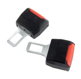 4Pcs Universal Car Safety Adjustable Seat Belt Clip Extender Extension Black Seat Belts And Padding2656997