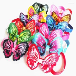 Dog Apparel 100pcs Butterfly Pet Bow Ties Spring Accessories Small Cat Bowties Collars Products