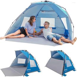 Tents And Shelters Beach Tent Up Shade 10s Easy Set Portable Canopy Sun Shelter For 3-4 Person Lightweight Instant