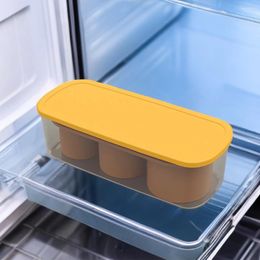 Baking Moulds Silicone Ice Mold Easy-Release Cylinder-Shaped Tray Large Size Cube With Lid For Freezer Water Bottles