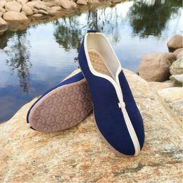 Casual Shoes 2024 Beijing Cloth Men Spring And Autumn Thousands Of Bottom Ethnic Wind Fashion Leisure Breathable Drive