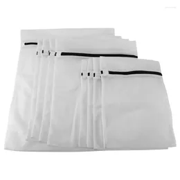 Laundry Bags -9 Pcs Mesh Reusable Travel Organisation Bag Garment Washing For Shirts Pants Socks Bra Gloves Etc.