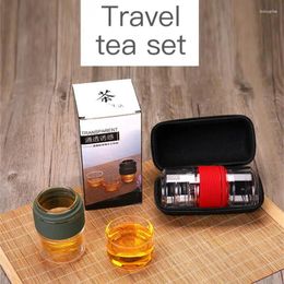 Storage Bottles Tea Set Convenient High-capacity Borosilicate Glass Heat-resistant Cup Office Scented Teacups