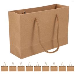 Storage Bags 10 Pcs Paper Bag Bolsas De Almacenamiento Packaging Business For Gift Kraft Small Pouches
