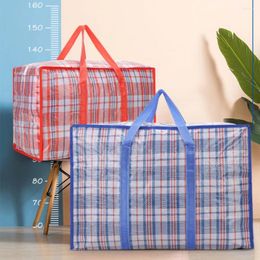 Storage Bags Luggage Organizer Bag Multifunctional Clothes Pack Container With Handle Zipper Home College Dorm Packing Supplies