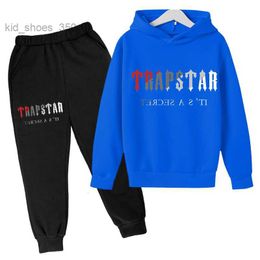 Kids TRAPSTAR Designer Tracksuits Baby Set Toddler Clothes Sweater Hooded Kid 2Pieces Sets Boys Girls Children hoodies 100cm-160cm