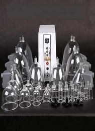 35 CUPS Vacuum Therapy Massage Slimming Bust Enlarger Breast Enhancement BIO body shaping buttocks butt booty Lifting machine Home4854562