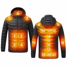 heated Jackets For Men And Women Usb Electric Heated Hoodie Winter Heating Clothing Warming Hunting Coat Rechargeable x8xU#