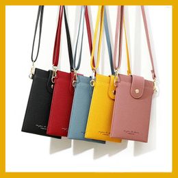 Bag Universal Cell Phone Pocket Purse Leather Wallet Shoulder Strap Women Handbag Pockets For Girl Handbags Bags Designer