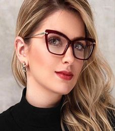 Oversized Metal Men Reading Glasses Women Clear Eyewear Brand Optical Prescription 05 To 40 Presbyopic NX11430098