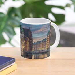 Mugs Sunset In Hamburg Coffee Mug Aesthetic Cups Funnys Coffe Thermal