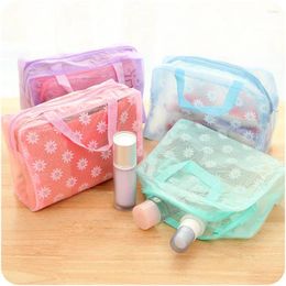 Cosmetic Bags Waterproof Transparent PVC Bag Women Make Up Case Travel Clear Makeup Wash Organiser Bath Toiletry Storage Kit