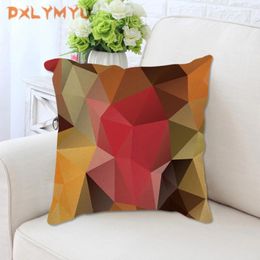 Pillow Geometric Decorative Throw Covers Square Cotton Linen Outdoor Sofa Home