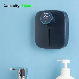 Liquid Soap Dispenser 300ml Automatic Dispensers Wall Mounted Smart Washing Hand Machine Infrared Sensor Electric Pump For Bathroom Kitchen