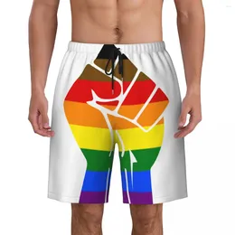 Men's Shorts Custom Board Quick Dry Beach Boardshorts Lesbian Gay Swim Trunks Bathing Suits