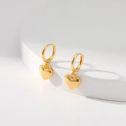 Dangle Earrings Love Pendant For Women 18K Gold Plated Jewelry Gifts