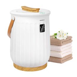 RESIMPLE White Hot Towel Large Blanket Bucket Heater with LCD Screen Aromatherapy Tray Holder Suitable for Home Bathroom SPA 4 Timers Set to Automatically Turn