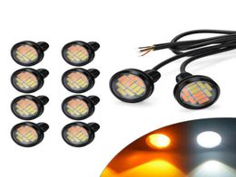 1pair LED Eagle Eye 12V Car Auto DRL Daytime Running Tail Backup Light Lamp Hawkeye Light LED9818867