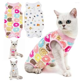 Cat Costumes Cotton Abdominal Wounds Skin Diseases Clothes Recovery Suit Coat Suits