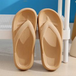 Slippers Slippers Rimocy Soft Sole Eva Womens Flip 2023 Summer Beach Anti slip Cloud Slide Tick Platform Clip Toe Bathroom H2403266BU5