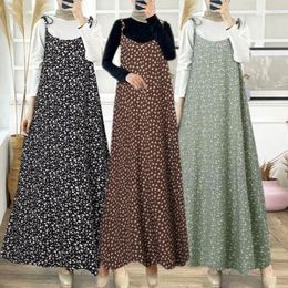 Casual Dresses Summer Women Floral Printed Spaghetti Strap Long Dress Party Gown Boho Style Sleeveless Sundress S-3XL