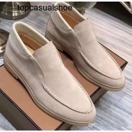 Loro Piano LP LorosPianasl 24s Casual Shoes Designer Shoes Open Walks Walk Deck Shoes Suede Loafer City Lazy Loafers Men Women Suede Sneaker Mid Cut Outdoor Shoes